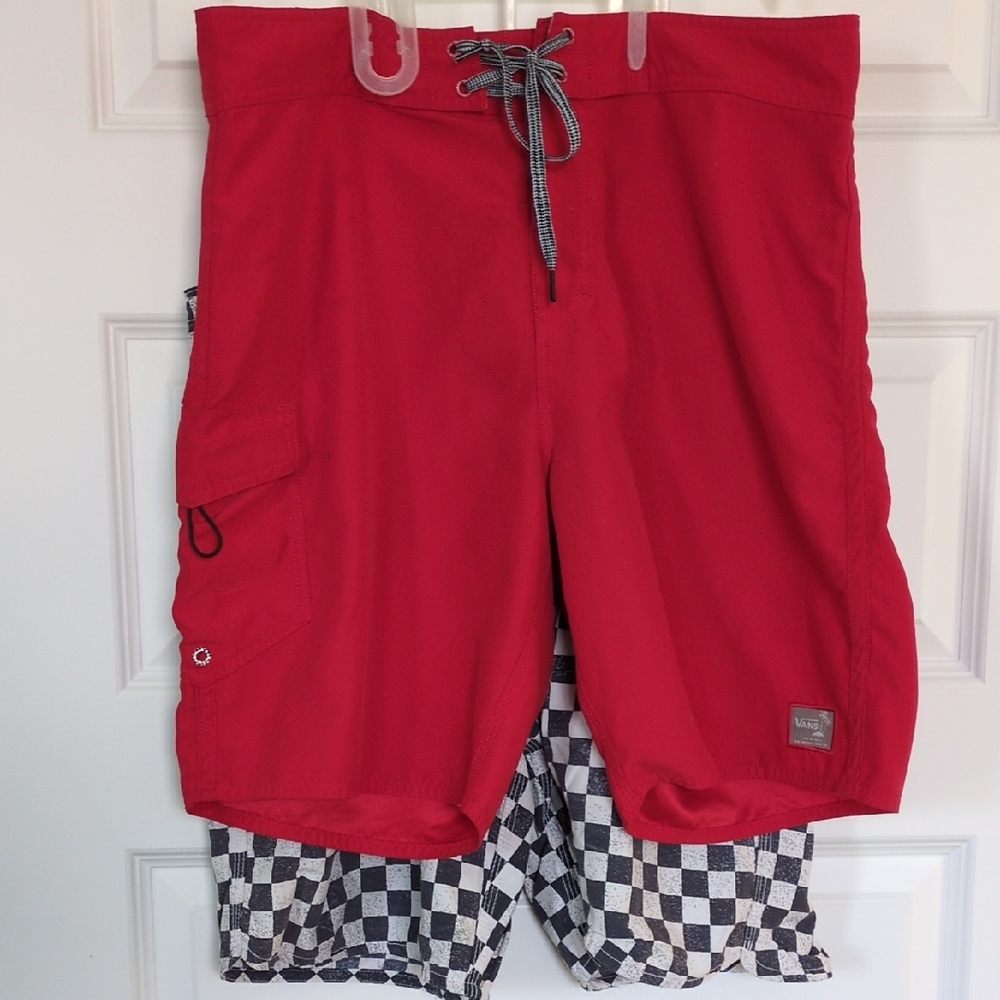 Vans Red Apparel Tag